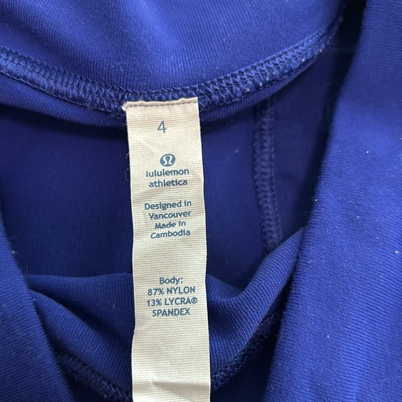 Lululemon luon crop pigment blue 4 - Picture 4 of 10